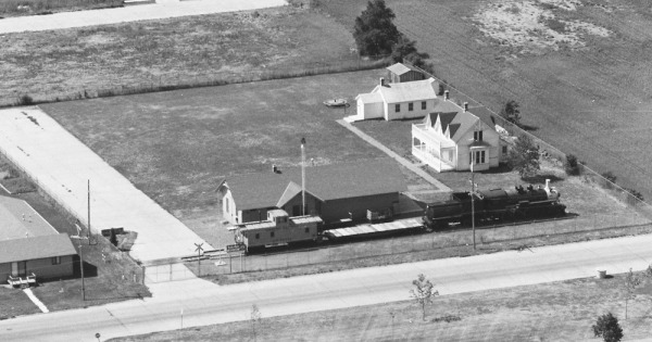 Vintage Aerial photo from 1984 in Buffalo County, NE