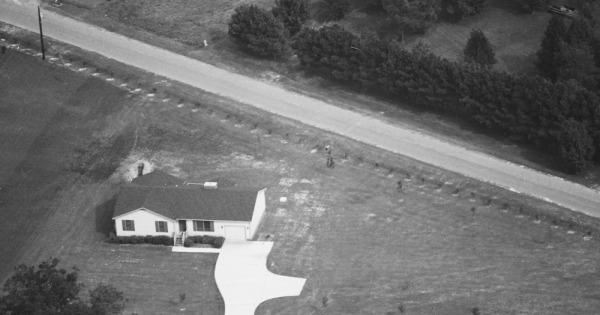 Vintage Aerial photo from 1989 in Wake County, NC