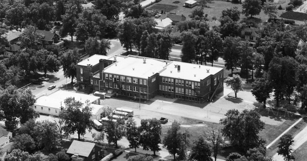 Vintage Aerial photo from 1972 in Champaign County, IL