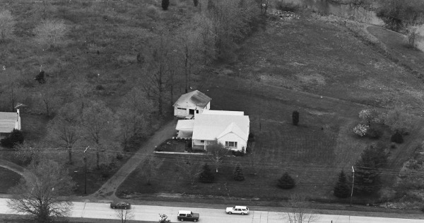 Vintage Aerial photo from 1982 in Bucks County, PA