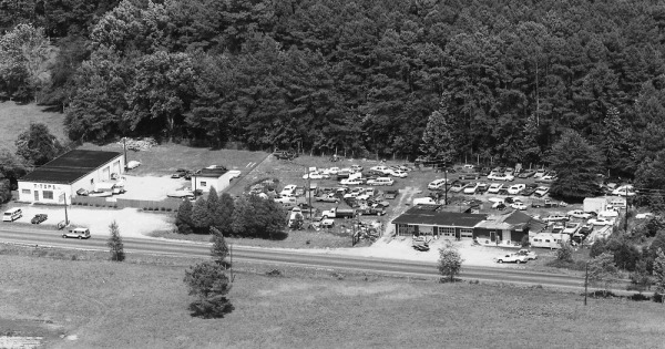 Vintage Aerial photo from 1985 in Wake County, NC
