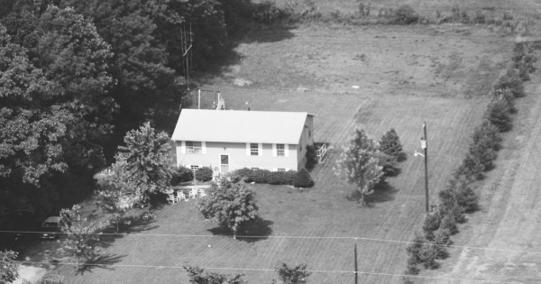 Vintage Aerial photo from 1989 in Delaware County, OH