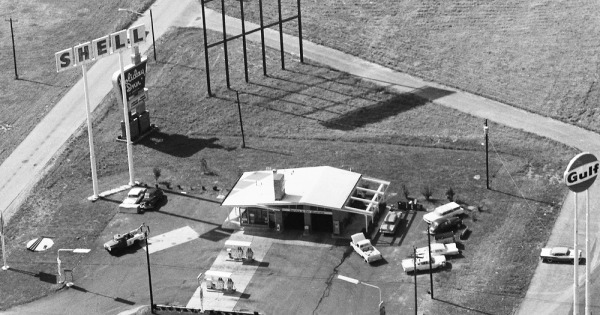 Vintage Aerial photo from 1968 in Warren County, OH