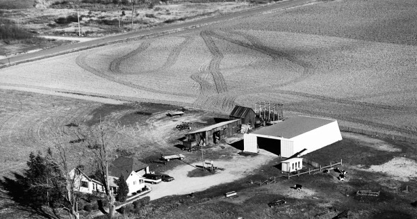 Vintage Aerial photo from 1981 in Ogemaw County, MI