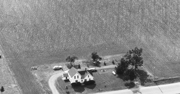 Vintage Aerial photo from 1992 in Boone County, IA