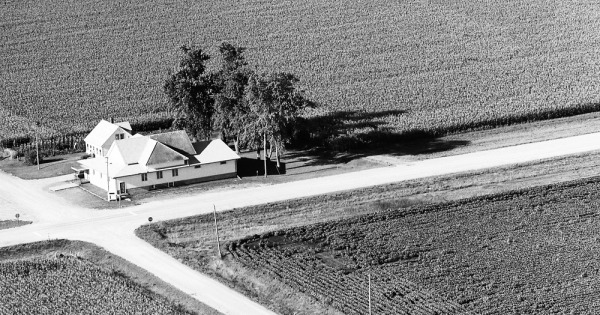 Vintage Aerial photo from 1976 in Washington County, IA