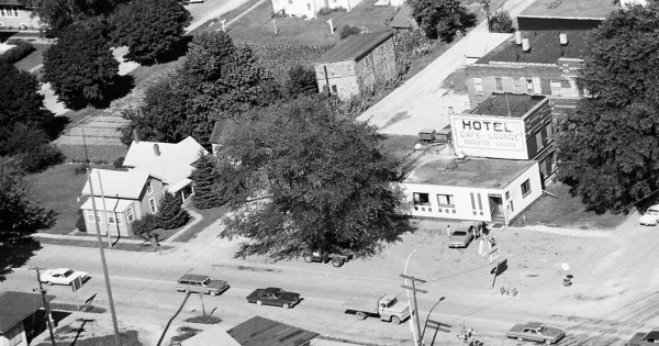 Vintage Aerial photo from 1969 in Winneshiek County, IA