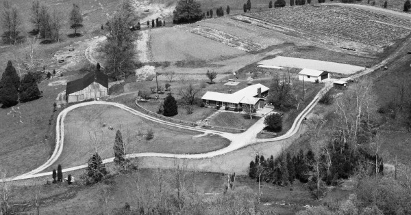 Vintage Aerial photo from 1985 in Oldham County, KY