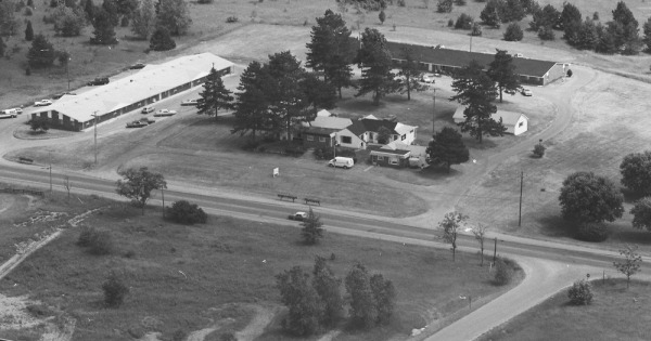 Vintage Aerial photo from 1983 in Livingston County, MI