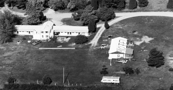 Vintage Aerial photo from 1983 in Manistee County, MI