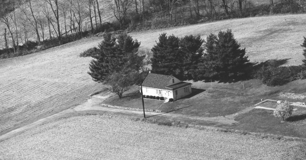 Vintage Aerial photo from 1985 in York County, PA