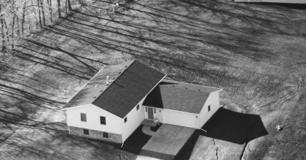 Vintage Aerial photo from 1988 in McLean County, IL