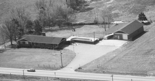 Vintage Aerial photo from 1987 in Barrow County, GA