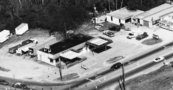 Vintage Aerial photo from 1993 in Brunswick County, NC