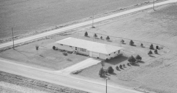 Vintage Aerial photo from 1979 in Wood County, WI