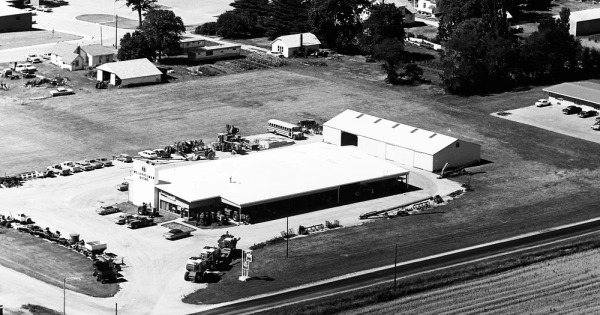 Vintage Aerial photo from 1971 in Lee County, IL