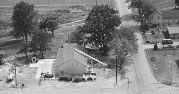Vintage Aerial photo from 1981 in Henry County, OH
