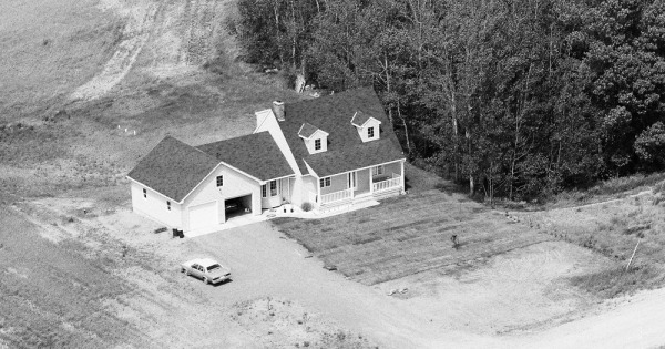 Vintage Aerial photo from 1990 in Stearns County, MN