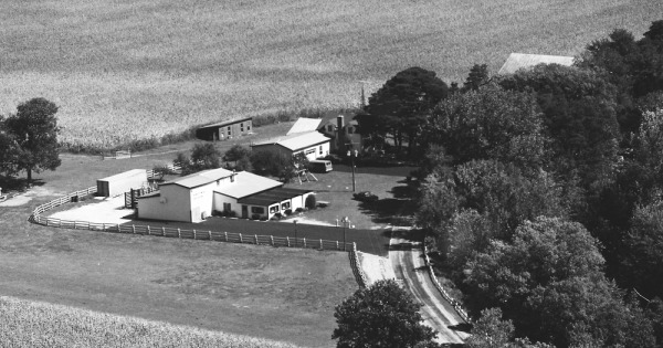 Vintage Aerial photo from 1976 in Wyandot County, OH