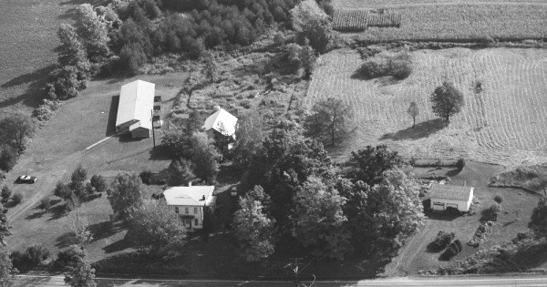 Vintage Aerial photo from 1982 in Tompkins County, NY