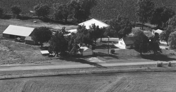 Vintage Aerial photo from 1981 in Nemaha County, KS