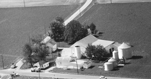 Vintage Aerial photo from 1990 in Marion County, OH