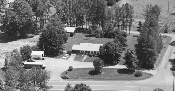 Vintage Aerial photo from 1996 in Charlotte County, VA