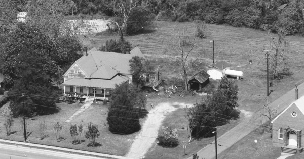 Vintage Aerial photo from 1983 in Burke County, GA