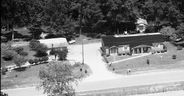 Vintage Aerial photo from 1990 in Crawford County, GA
