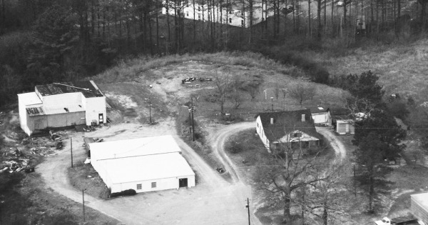 Vintage Aerial photo from 1993 in Carroll County, GA