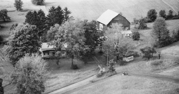 Vintage Aerial photo from 1982 in Crawford County, PA