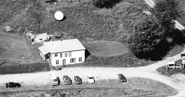 Vintage Aerial photo from 1990 in Sullivan County, NH
