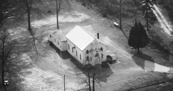 Vintage Aerial photo from 1990 in Caroline County, VA