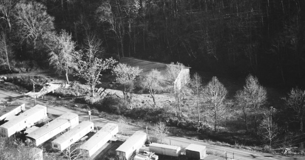 Vintage Aerial photo from 1984 in Mingo County, WV