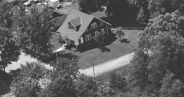 Vintage Aerial photo from 1985 in Polk County, WI
