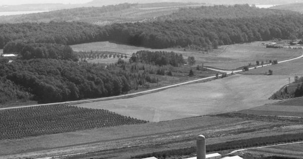 Vintage Aerial photo from 1989 in Leelanau County, MI