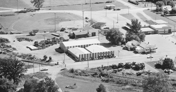 Vintage Aerial photo from 1980 in Bay County, MI