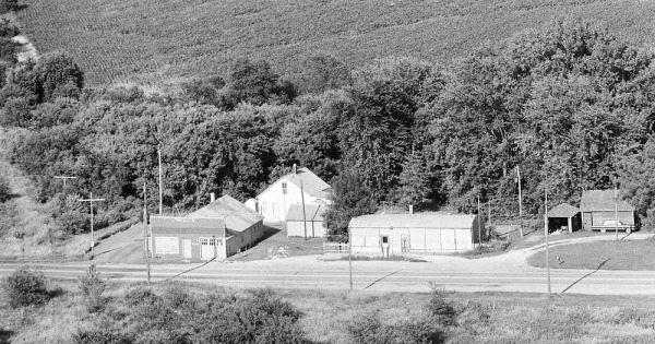 Vintage Aerial photo from 1978 in Louisa County, IA