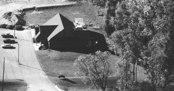 Vintage Aerial photo from 1988 in Livingston County, MI