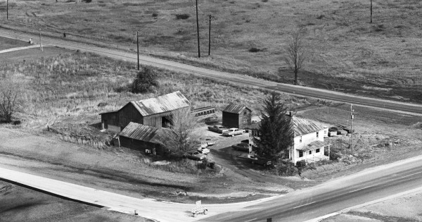 Vintage Aerial photo from 1972 in Kent County, MI