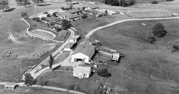 Vintage Aerial photo from 1980 in Scott County, KY