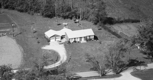 Vintage Aerial photo from 1985 in Shelby County, KY