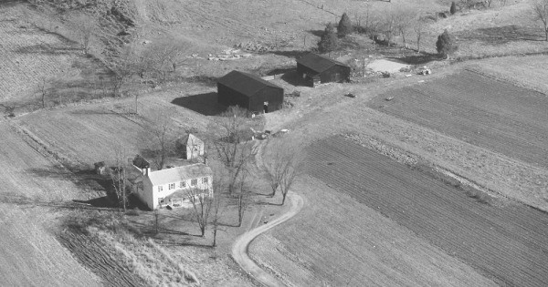 Vintage Aerial photo from 1980 in Madison County, KY