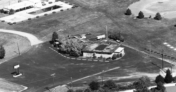 Vintage Aerial photo from 1974 in Macoupin County, IL