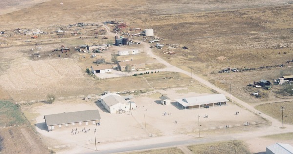 Vintage Aerial photo from 1995 in Gaines County, TX