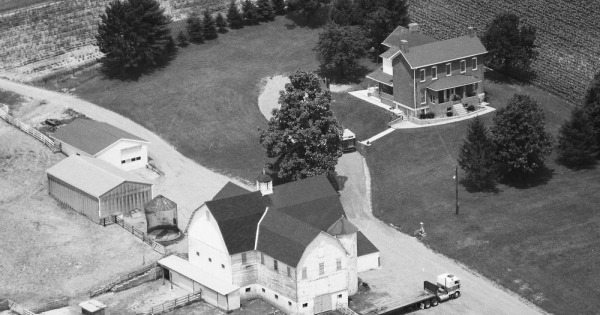 Vintage Aerial photo from -1986 in Washington County, PA
