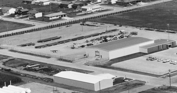 Vintage Aerial photo from 1984 in Buffalo County, NE