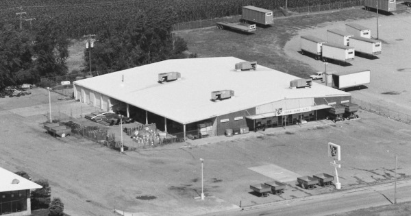 Vintage Aerial photo from 1984 in Buffalo County, NE