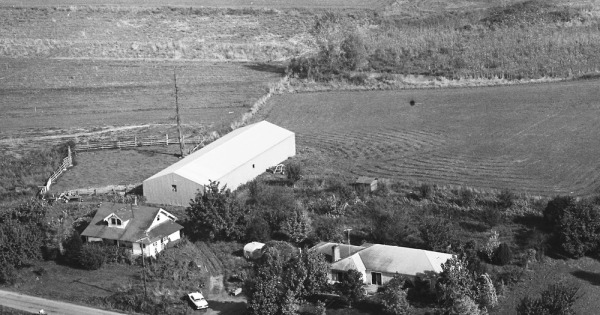 Vintage Aerial photo from 1968 in Clark County, WA