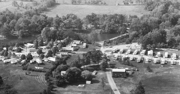 Vintage Aerial photo from 1968 in Warren County, OH